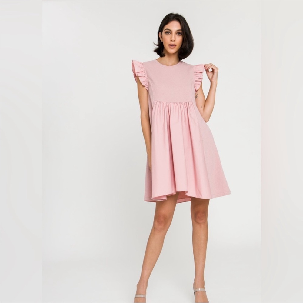 English Factory pink flutter sleeve dress
sm